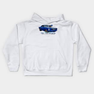 1968 Ford Mustang Pro Street Fastback Kids Hoodie